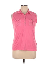 Sleeveless Button Down Shirt size - XL