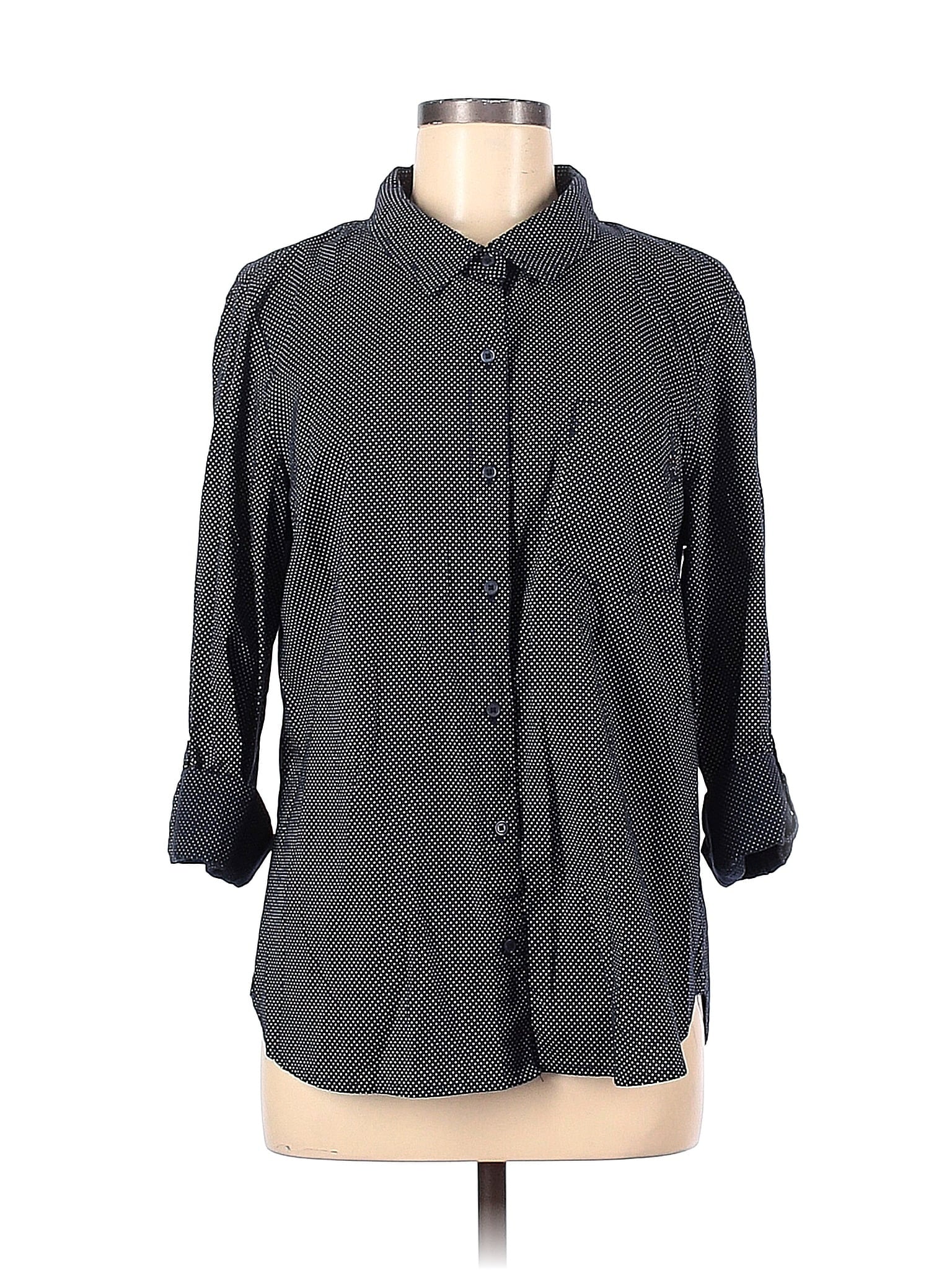 3/4 Sleeve Button Down Shirt size - L