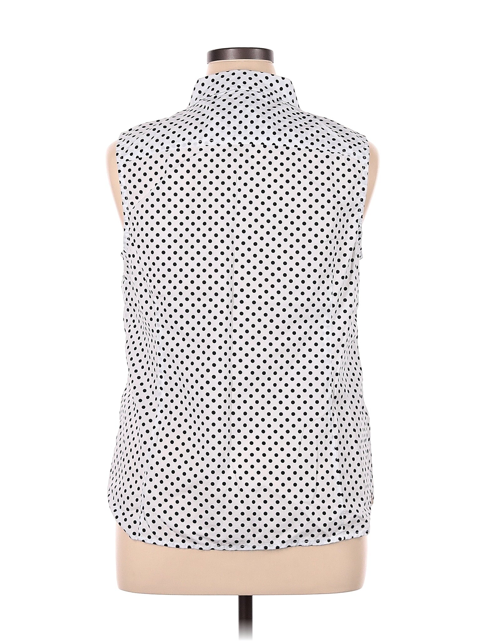 Sleeveless Button Down Shirt size - XL